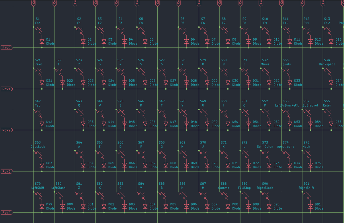Designing my own keyboard from scratch - Part 2: The Schematic